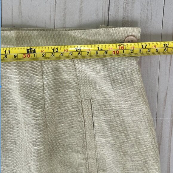 Talbots Irish Linen Blazer & Pants Set - Natural, Size 16 - Picture 16 of 17